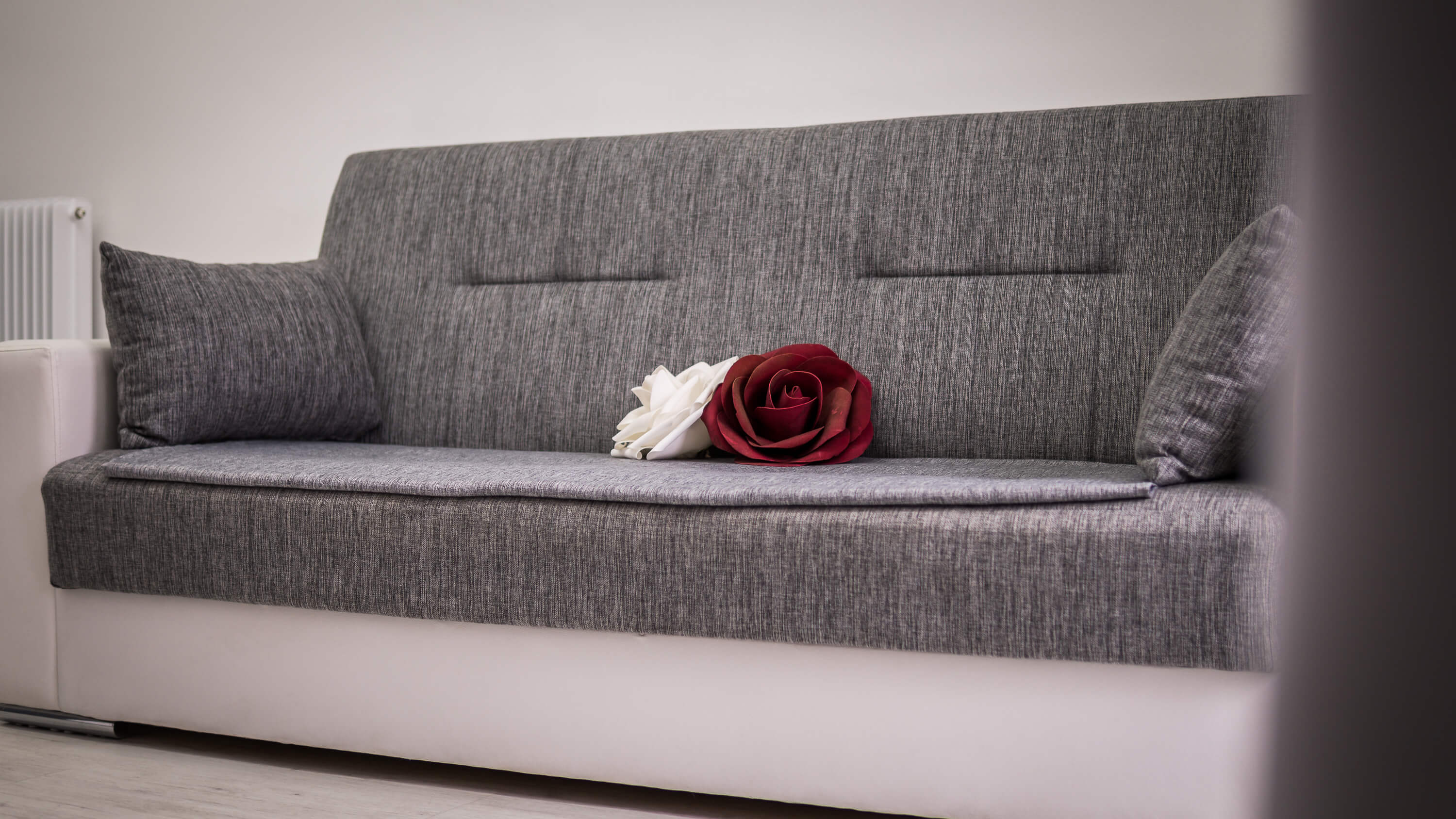 Divano letto nel soggiorno